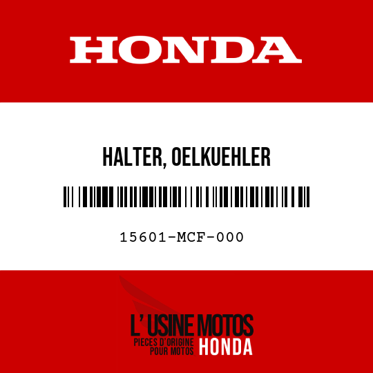 image de 15601-MCF-000 HALTER, OELKUEHLER