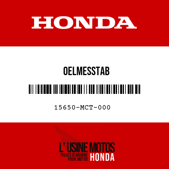 image de 15650-MCT-000 OELMESSTAB