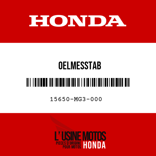 image de 15650-MG3-000 OELMESSTAB