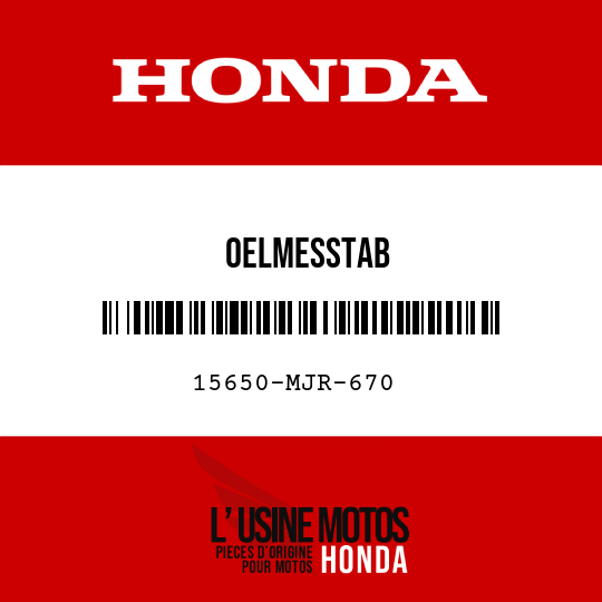 image de 15650-MJR-670 OELMESSTAB