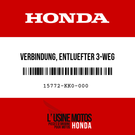 image de 15772-KK0-000 VERBINDUNG, ENTLUEFTER 3-WEG