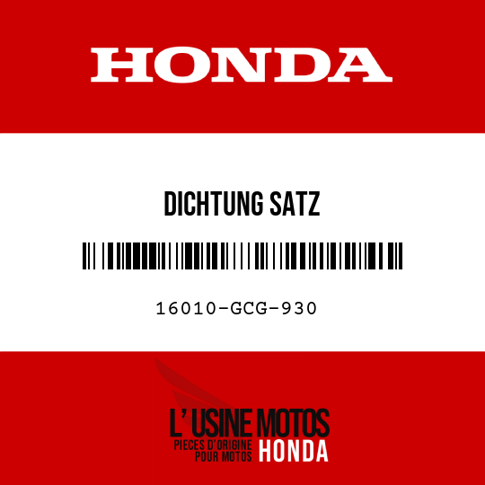 image de 16010-GCG-930 DICHTUNG SATZ