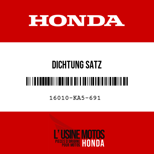 image de 16010-KA5-691 DICHTUNG SATZ