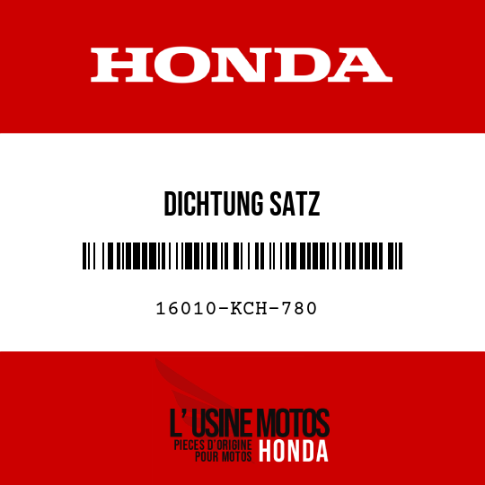 image de 16010-KCH-780 DICHTUNG SATZ