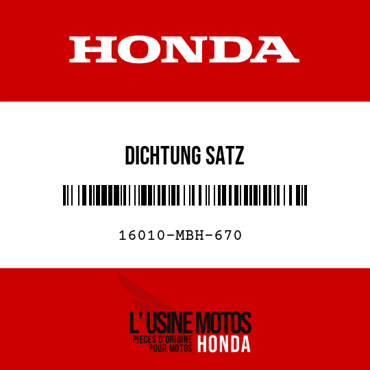 image de 16010-MBH-670 DICHTUNG SATZ
