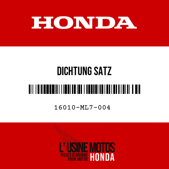 image de 16010-ML7-004 DICHTUNG SATZ