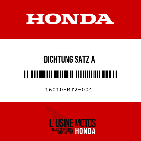 image de 16010-MT2-004 DICHTUNG SATZ A