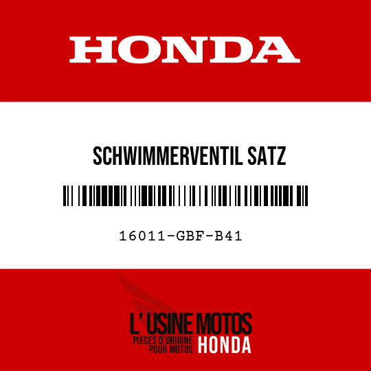 image de 16011-GBF-B41 SCHWIMMERVENTIL SATZ