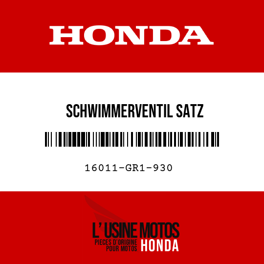 image de 16011-GR1-930 SCHWIMMERVENTIL SATZ