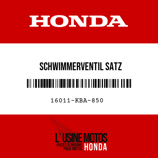 image de 16011-KBA-850 SCHWIMMERVENTIL SATZ