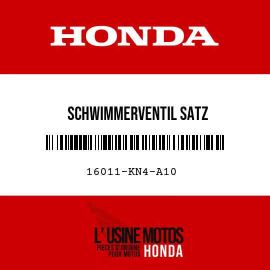 image de 16011-KN4-A10 SCHWIMMERVENTIL SATZ