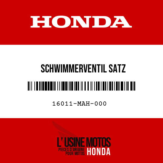 image de 16011-MAH-000 SCHWIMMERVENTIL SATZ