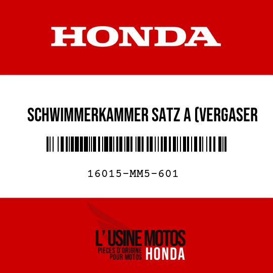 image de 16015-MM5-601 SCHWIMMERKAMMER SATZ A (VERGASER NR)