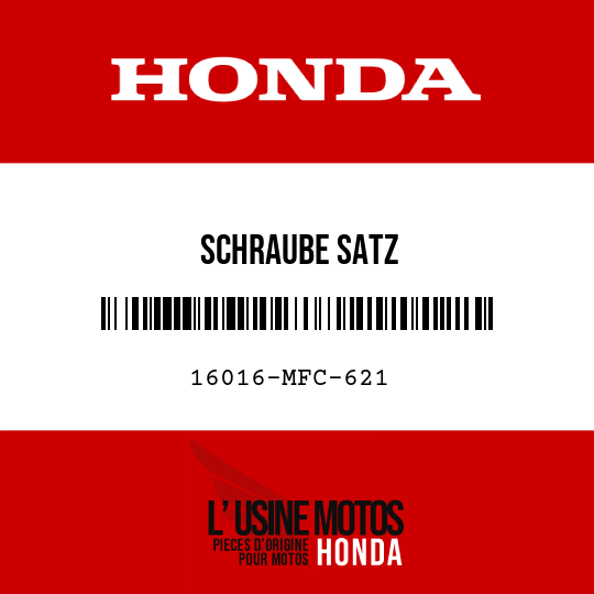 image de 16016-MFC-621 SCHRAUBE SATZ