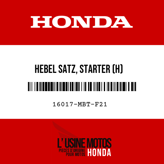 image de 16017-MBT-F21 HEBEL SATZ, STARTER (H)