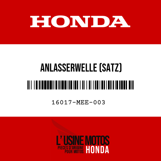 image de 16017-MEE-003 ANLASSERWELLE (SATZ)