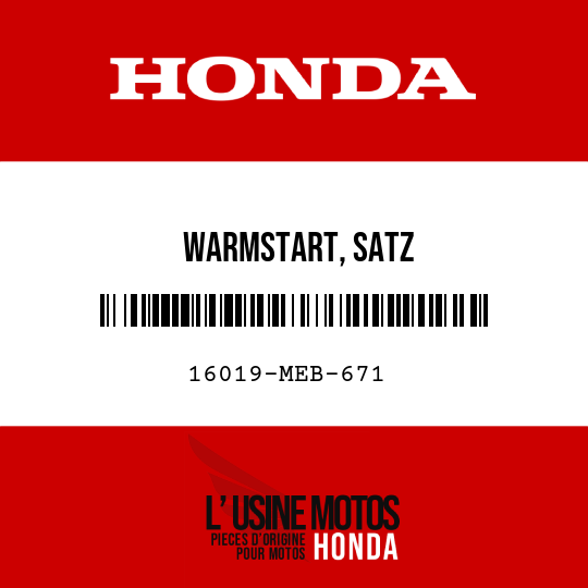 image de 16019-MEB-671 WARMSTART, SATZ