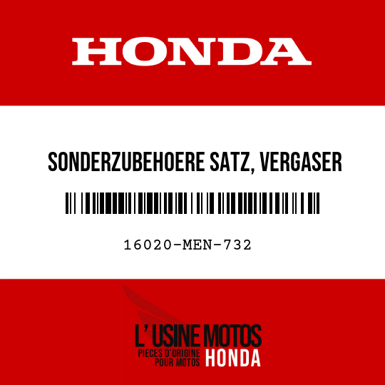 image de 16020-MEN-732 SONDERZUBEHOERE SATZ, VERGASER