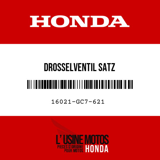 image de 16021-GC7-621 DROSSELVENTIL SATZ