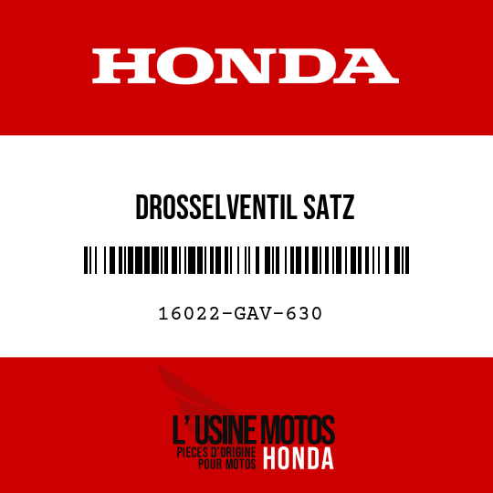 image de 16022-GAV-630 DROSSELVENTIL SATZ