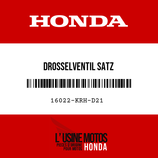 image de 16022-KRH-D21 DROSSELVENTIL SATZ