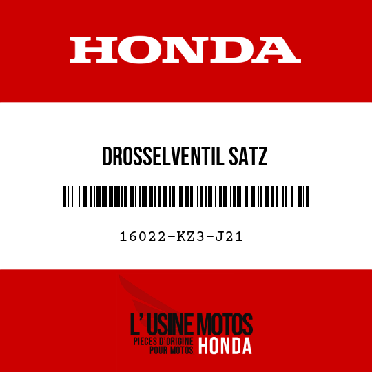 image de 16022-KZ3-J21 DROSSELVENTIL SATZ