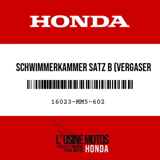 image de 16023-MM5-602 SCHWIMMERKAMMER SATZ B (VERGASER NR)