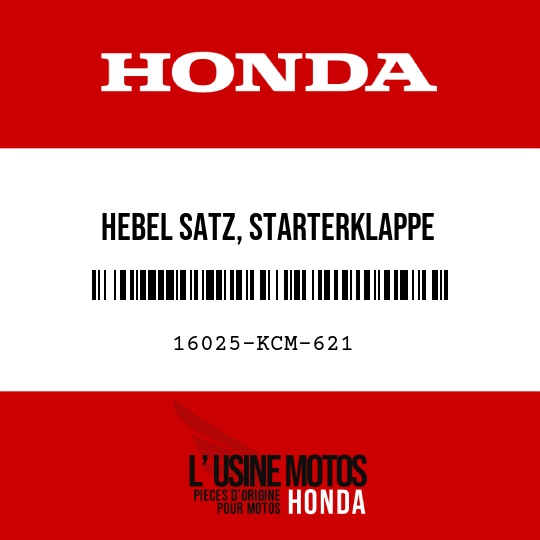 image de 16025-KCM-621 HEBEL SATZ, STARTERKLAPPE