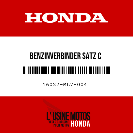 image de 16027-ML7-004 BENZINVERBINDER SATZ C
