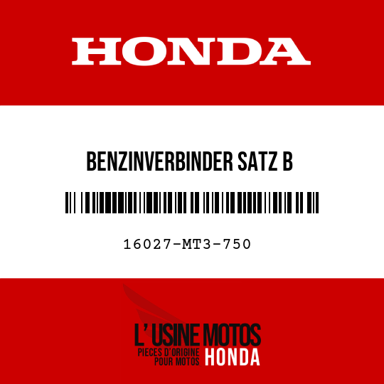 image de 16027-MT3-750 BENZINVERBINDER SATZ B