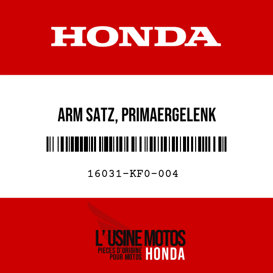 image de 16031-KF0-004 ARM SATZ, PRIMAERGELENK