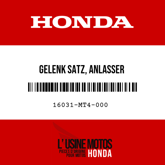 image de 16031-MT4-000 GELENK SATZ, ANLASSER