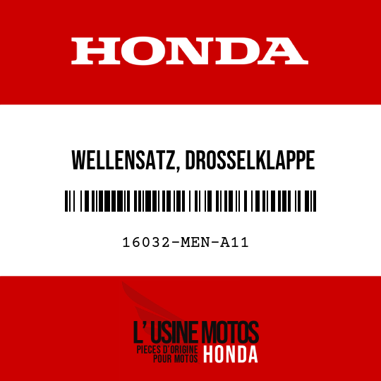 image de 16032-MEN-A11 WELLENSATZ, DROSSELKLAPPE