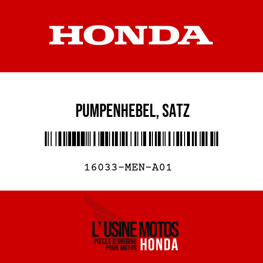 image de 16033-MEN-A01 PUMPENHEBEL, SATZ