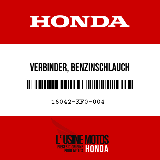 image de 16042-KF0-004 VERBINDER, BENZINSCHLAUCH