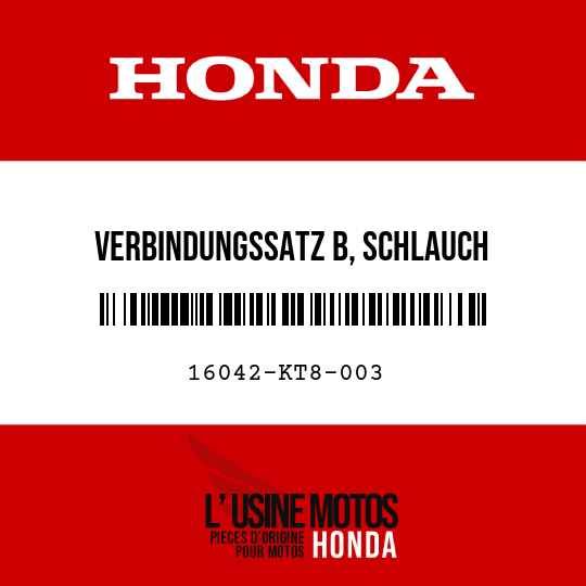 image de 16042-KT8-003 VERBINDUNGSSATZ B, SCHLAUCH