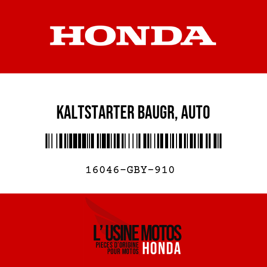 image de 16046-GBY-910 KALTSTARTER BAUGR, AUTO