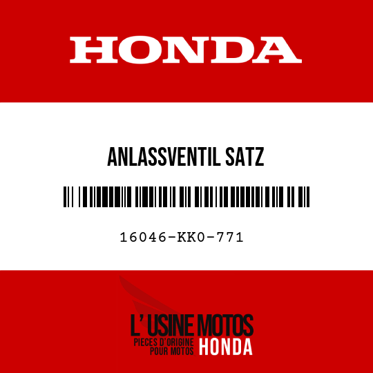 image de 16046-KK0-771 ANLASSVENTIL SATZ