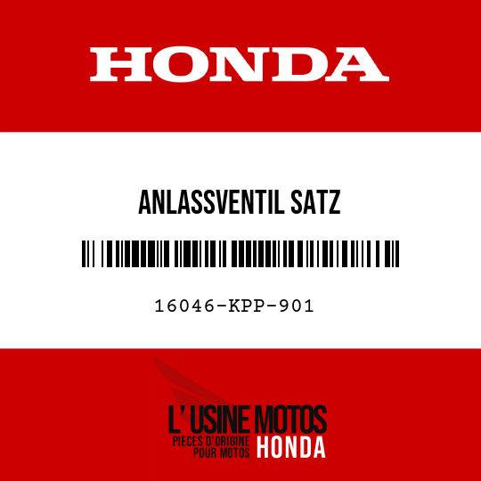 image de 16046-KPP-901 ANLASSVENTIL SATZ
