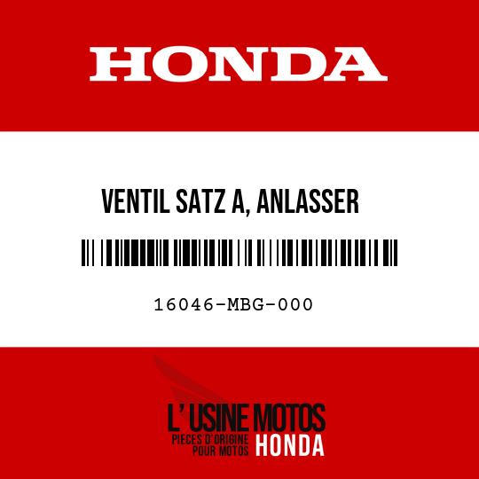 image de 16046-MBG-000 VENTIL SATZ A, ANLASSER