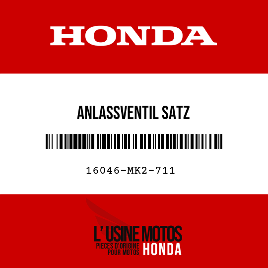image de 16046-MK2-711 ANLASSVENTIL SATZ