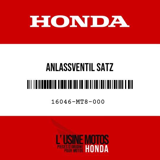 image de 16046-MT8-000 ANLASSVENTIL SATZ