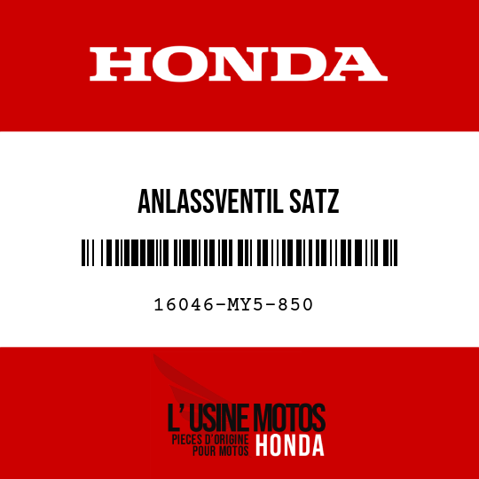 image de 16046-MY5-850 ANLASSVENTIL SATZ