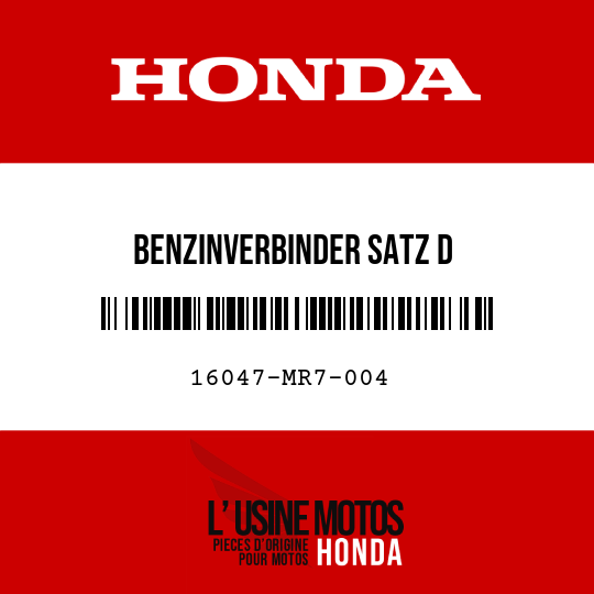 image de 16047-MR7-004 BENZINVERBINDER SATZ D