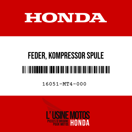 image de 16051-MT4-000 FEDER, KOMPRESSOR SPULE