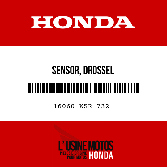 image de 16060-KSR-732 SENSOR, DROSSEL