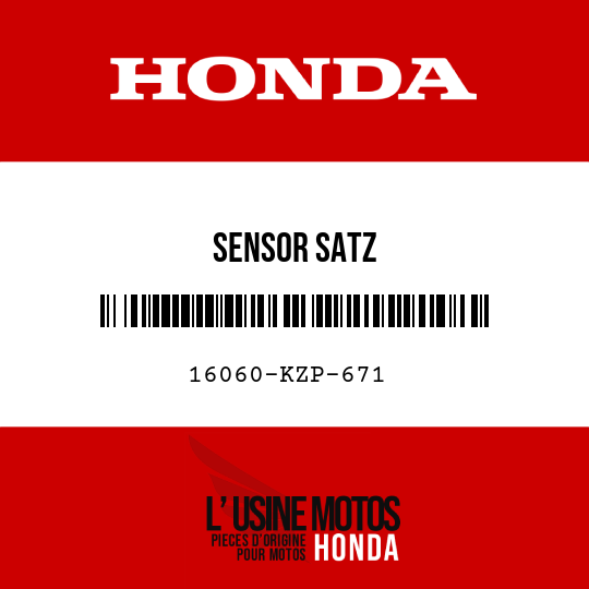 image de 16060-KZP-671 SENSOR SATZ