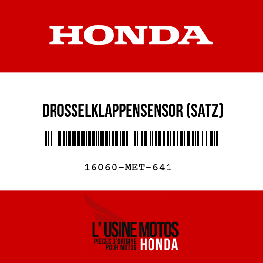 image de 16060-MET-641 DROSSELKLAPPENSENSOR (SATZ)