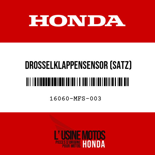 image de 16060-MFS-003 DROSSELKLAPPENSENSOR (SATZ)