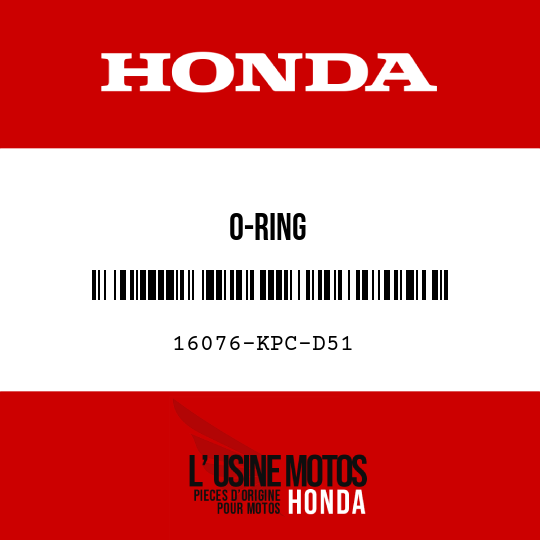image de 16076-KPC-D51 O-RING